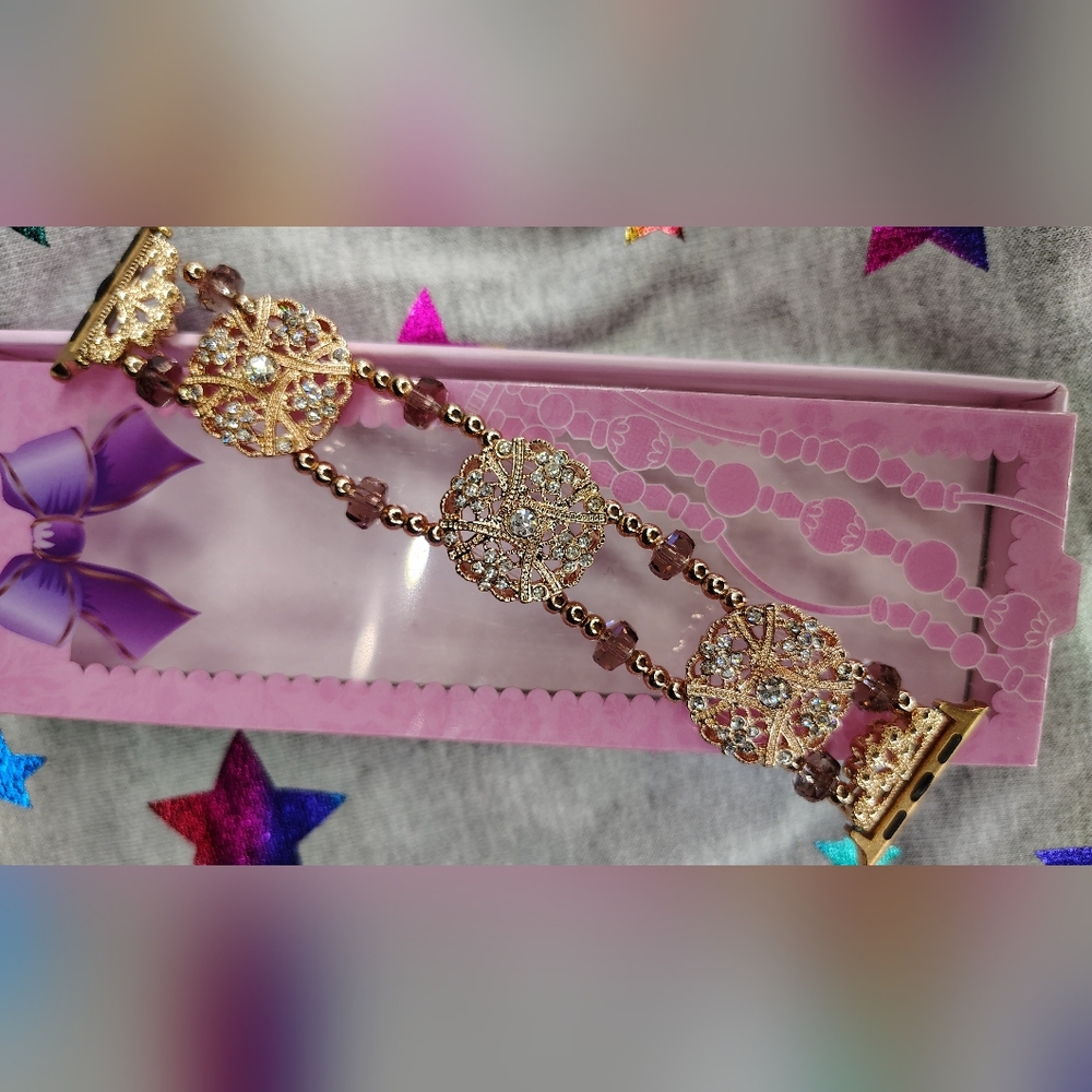 Apple smartwatch crystal band